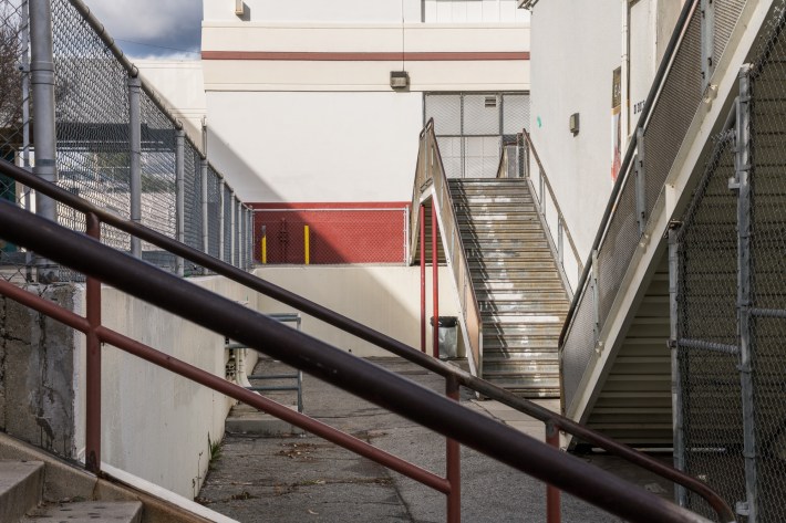The Hollenbeck Middle School campus. Photo by Jared Cowan for L.A. TACO.